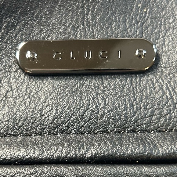 Cluci Vegan Leather Black Backpack - Picture 7 of 10